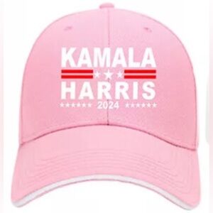 Kamala Harris 2024 Pink Adjustable Baseball Cap